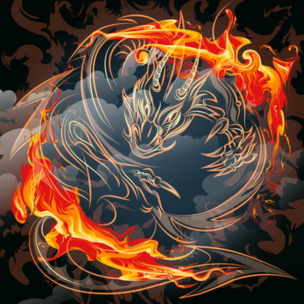 The fire dragon