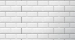 White tiles pattern vector